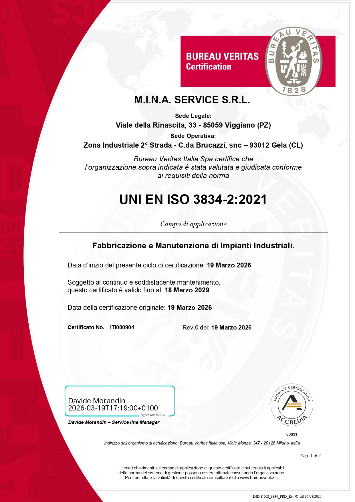 M.I.N.A. SERVICE S.R.L._3834-2_REV0_ITA_IND ITI000904_page-0001